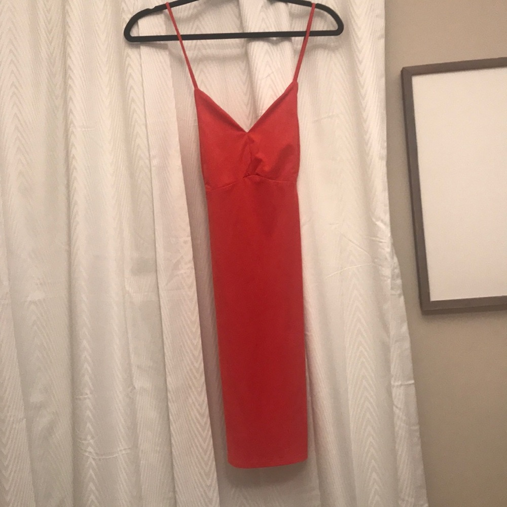 Orange dress